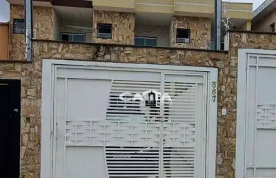 Sobrado 02 quartos e 02 vagas á venda na vila nhocuné