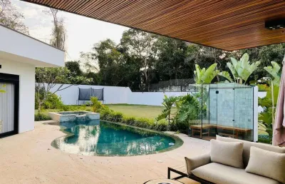 Casa em condomínio fechado com 3 quartos à venda no jardim américa, louveira  por r$ 3.500.000