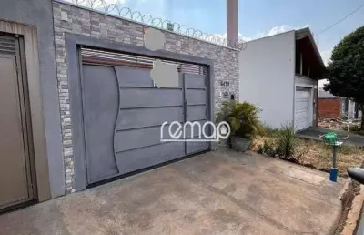Casa com 2 dormitórios à venda, 80 m² por r$ 340.000,00 - residencial irineu zanetti - franca/sp