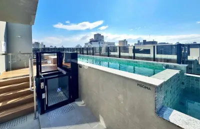 Apartamento com 2 quartos para alugar na praça hercílio luz, 1117, centro, florianópolis, 69 m2 por r$ 5.800