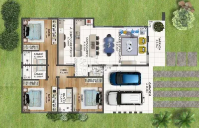Casa com 3 quartos à venda no Jardim das Hortências, Caxias do Sul 
