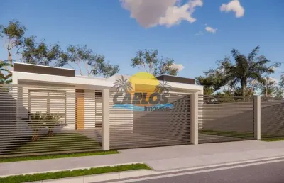 Casa com 3 quartos à venda na baronesa do cerro azul, 520, praia de leste, pontal do paraná por r$ 490.000