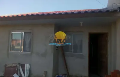Casa com 2 quartos à venda na rua holanda, 11, balneário junara, matinhos por r$ 140.000