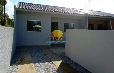 Casa com 2 quartos à venda na avenida principal, 100, saint etiene, matinhos por r$ 195.000