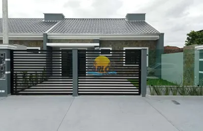 Casa com 3 quartos à venda na rua paraná, 6, santa terezinha, pontal do paraná por r$ 355.000