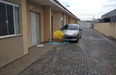 Casa em condomínio fechado com 2 quartos à venda na rua jamaica, 821, balneário céu azul, matinhos por r$ 200.000