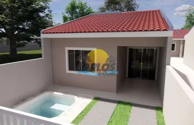 Casa com 3 quartos à venda na avenida niterói, 892, grajaú, pontal do paraná por r$ 310.000