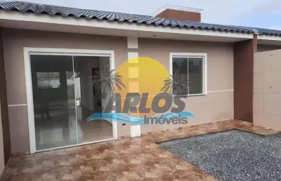 Casa com 2 quartos à venda na romário martins, 1043, praia de leste, pontal do paraná por r$ 265.000
