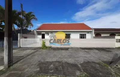 Casa com 4 quartos à venda na doutor alceu ferreira, 536, balneário gaivotas, matinhos por r$ 550.000