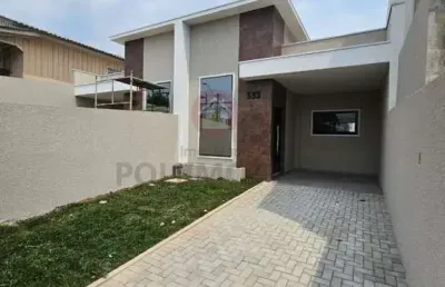 Casa para venda em araucária, fazenda velha, 3 dormitórios, 1 suíte, 2 banheiros, 1 vaga