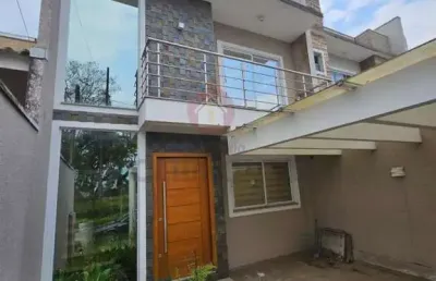 Sobrado para venda em araucária, centro, 3 dormitórios, 2 suítes, 3 banheiros, 1 vaga