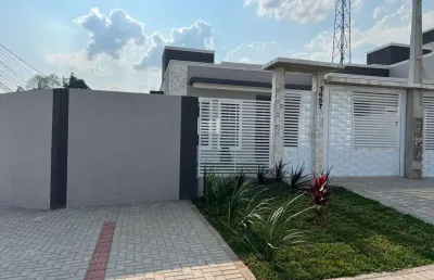 Casa para venda em araucária, iguaçu, 3 dormitórios, 1 banheiro, 2 vagas