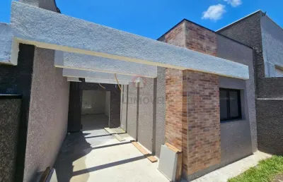 Casa para venda em araucária, porto das laranjeiras, 3 dormitórios, 1 suíte, 2 banheiros, 1 vaga