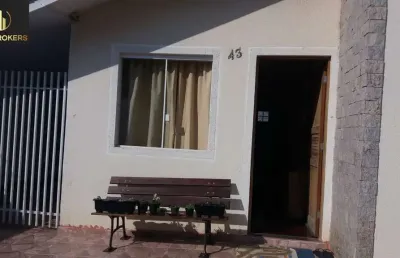 Casa com 2 quartos à venda na Rua Da Camelias, 457, Campina da Barra, Araucária
