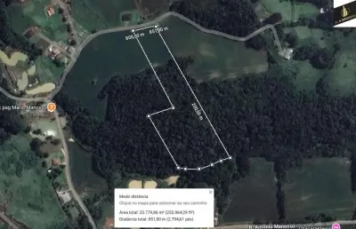 23.000m2/limpa e cercada/ótima localização/ideal investidores