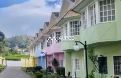 Casa em condomínio fechado com 2 quartos à venda no bom retiro, teresópolis , 76 m2 por r$ 300.000