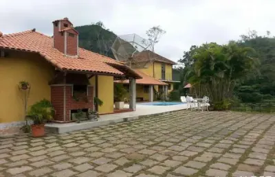 Chácara / sítio com 6 quartos à venda no água quente, teresópolis , 350 m2 por r$ 1.200.000