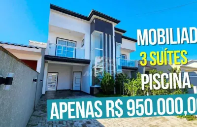 Sobrado com 3 dormitórios à venda, 136 m² por r$ 950.000,00 - brejatuba - guaratuba/pr