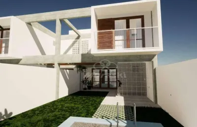 Sobrado com 3 dormitórios à venda, 130 m² por r$ 600.000,00 - nereidas iii - guaratuba/pr
