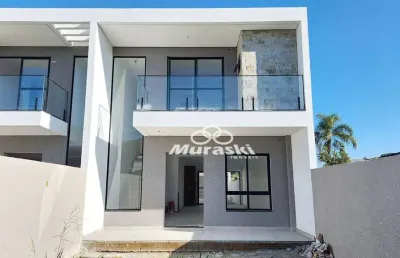 Sobrado à venda, 198 m² por r$ 1.200.000,00 - brejatuba - guaratuba/pr