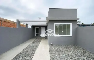 Casa com 3 dormitórios à venda, 66 m² por r$ 255.000,00 - coroados - guaratuba/pr