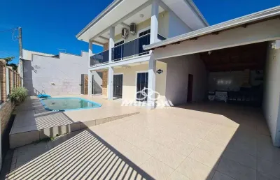 Casa com 5 dormitórios para alugar, 178 m² por r$ 900,00/dia - coroados - guaratuba/pr