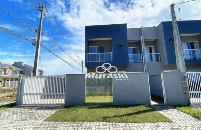Sobrado com 3 dormitórios à venda, 107 m² por r$ 520.000,00 - balneario eliana - guaratuba/pr