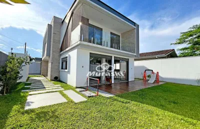Casa com 3 dormitórios à venda, 224 m² por r$ 1.590.000,00 - cohapar - guaratuba/pr