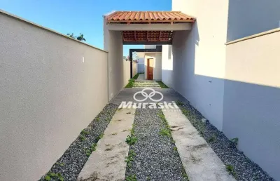 Casa com 2 dormitórios à venda, 78 m² por r$ 400.000 - eliana - guaratuba/pr