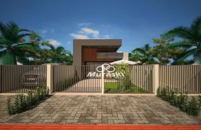 Casa com 3 dormitórios à venda, 70 m² por r$ 465.000,00 - eliana - guaratuba/pr