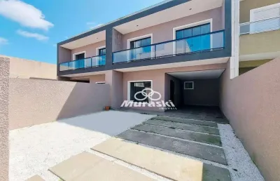 Sobrado com 3 dormitórios à venda, 132 m² por r$ 649.000,00 - balneario eliana - guaratuba/pr