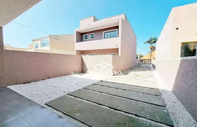 Sobrado com 3 dormitórios à venda, 132 m² por r$ 649.000,00 - balneario eliana - guaratuba/pr
