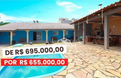Casa com 2 dormitórios à venda, 152 m² por r$ 695.000,00 - brejatuba - guaratuba/pr