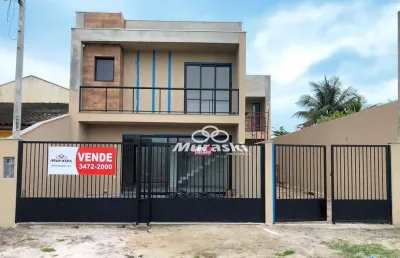 Casa com 3 dormitórios à venda, 120 m² por r$ 780.000,00 - brejatuba - guaratuba/pr
