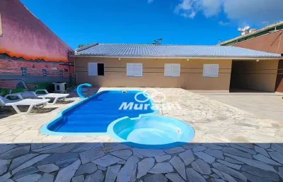 Casa com 5 dormitórios para alugar, 300 m² por r$ 2.300,00/dia - centro - guaratuba/pr