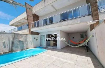 Sobrado com 3 dormitórios à venda, 109 m² por r$ 699.000,00 - brejatuba - guaratuba/pr