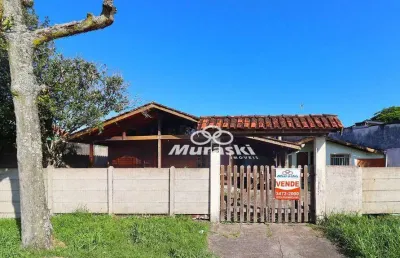 Casa com 3 dormitórios à venda, 128 m² por r$ 400.000,00 - centro - guaratuba/pr