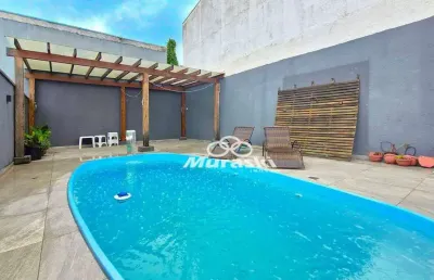 Locação mensal - casa com 2 dormitórios para alugar, com piscina por r$ 2.970/mês - eliana - guaratuba/pr