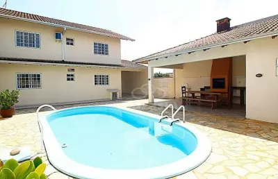 Casa com 4 dormitórios para alugar, 180 m² por r$ 950,00/dia - coroados - guaratuba/pr