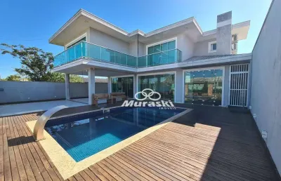 Casa com 3 dormitórios para alugar, 170 m² por r$ 1.300,00/dia - coroados - guaratuba/pr