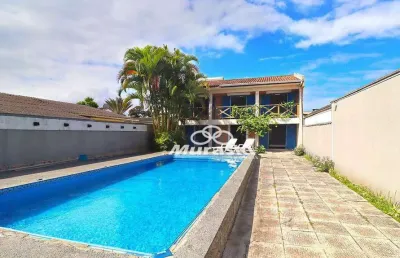 Sobrado com 6 dormitórios para alugar por r$ 1.600,00/dia - centro - guaratuba/pr