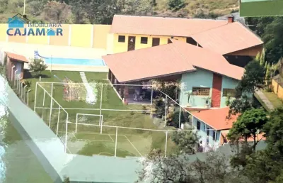 Chácara com 5 dormitórios à venda, 2500 m² por r$ 1.500.000,00 - chácara recreio lagoa dos patos - jundiaí/sp