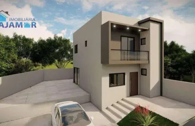 Casa com 3 dormitórios à venda, 101 m² por r$ 680.000,00 - jordanésia - cajamar/sp