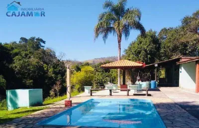Chácara com 2 dormitórios à venda, 2800 m² por r$ 639.000,00 - ponunduva - cajamar/sp