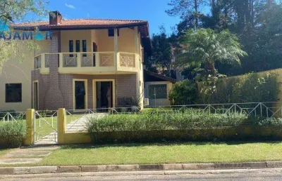 Casa com 5 dormitórios à venda, 400 m² por r$ 2.200.000,00 - condomínio chácara do rosário - cajamar/sp