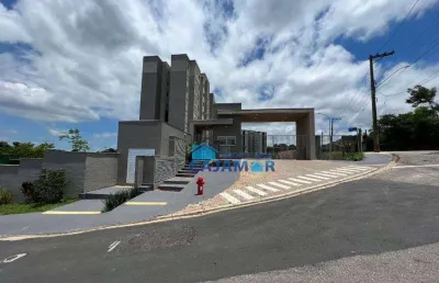 Apartamento com 2 dormitórios à venda, 47 m² por r$ 290.000 - jaguari - santana de parnaíba/sp