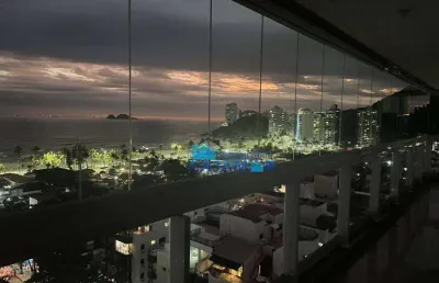 Apartamento com 3 dormitórios à venda, 95 m² por r$ 850.000 - vila júlia - guarujá/sp