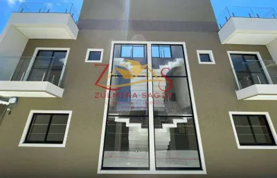 Sobrado à venda em curitiba, uberaba, com 3 quartos, 104,13m²