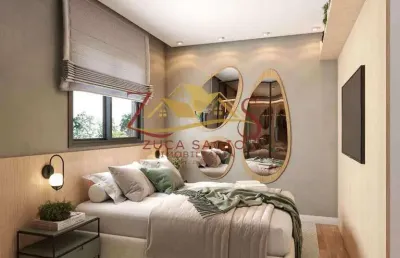 Apartamento à venda em curitiba, cajuru, com 2 quartos com suíte, 59,59m²