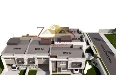 Sobrado à venda em são josé dos pinhais, cruzeiro, com 3 quartos, 115m²
